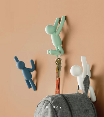 Porte-manteau, cintre, patère, porte-clés de vêtements créatifs, crochet mural, porte-manteau de dessin animé sur la porte